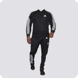 Black Adidas Tracksuit for Men and Women - Mooka.pk
