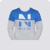 NICCE Sweatshirt for men's (Sky-Blue and Gray) - Mooka.pk