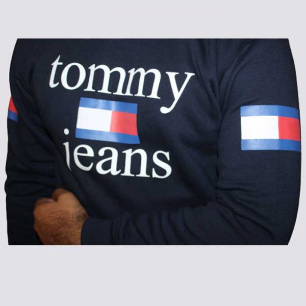 Tommy Hilfiger Navy Blue Vintage Sweatshirt Men's - Mooka.pk