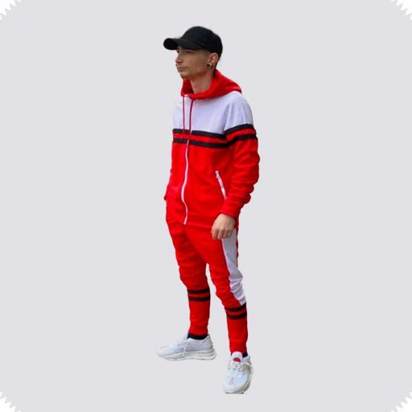 JW Tracksuit with Zipper & Running Tracksuit - Mooka.pk