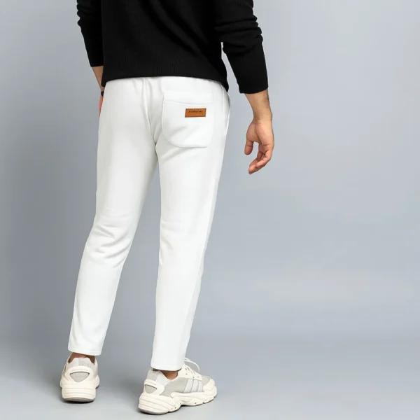 2 (1) White Original Fleece Trouser - Baraksha Brand